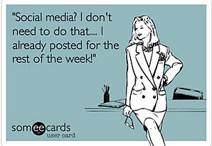 I don't need to do social media